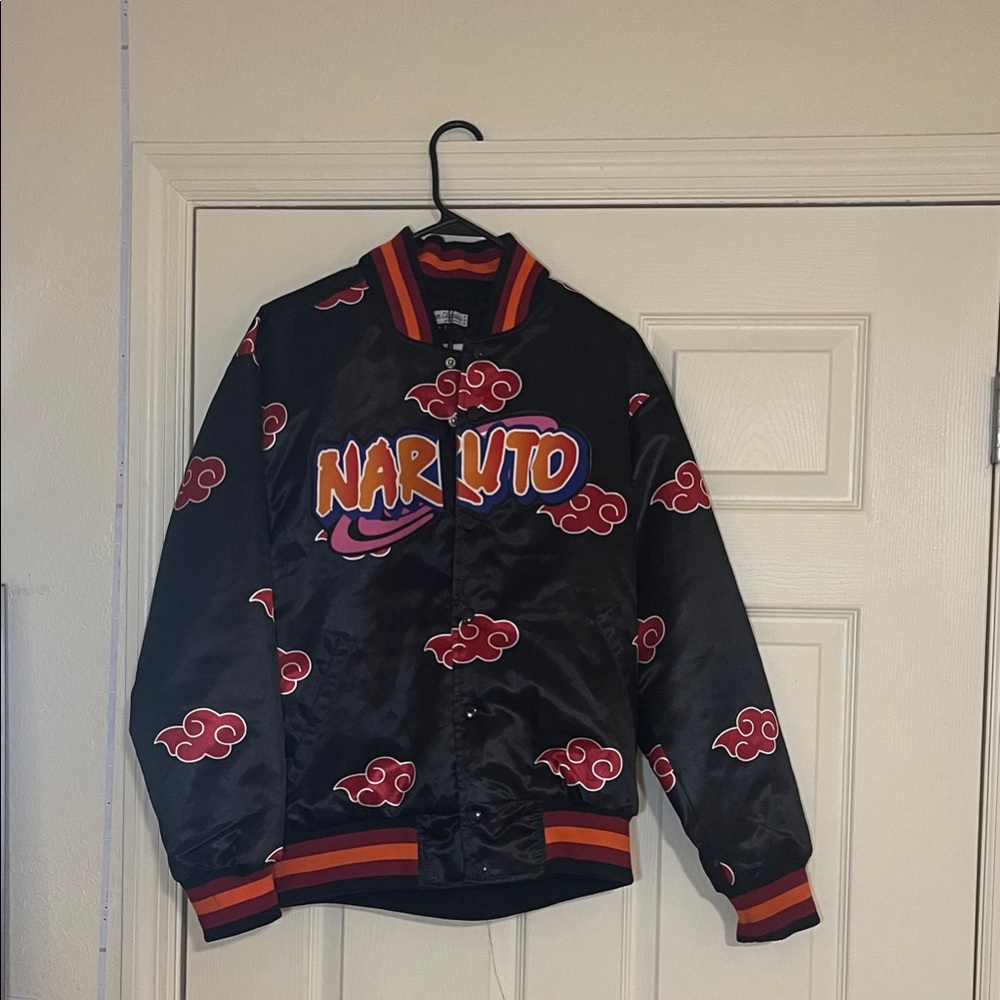 Naruto Black and Red Bomber Jacket